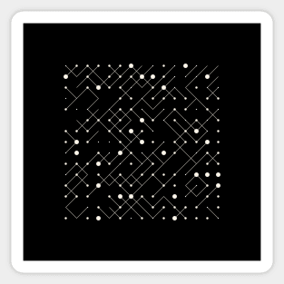 Geometric Exploration V - Connecting Dots Sticker